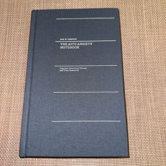The Anti-Anxiety Notebook Guided Reflection Journal Hardcover by Therapists NEW - Picture 1 of 6